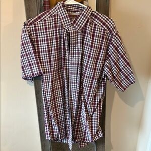 Men's Purple Checkered Shirt